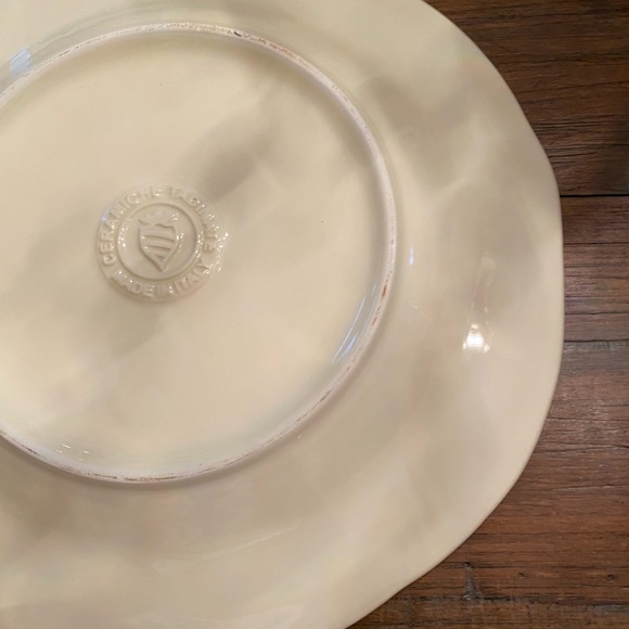 Ceramic he Tadinate 12” Dinner Plate Fall Acorns Farm Fall Leaves Made Italy EUC - Picture 8 of 11